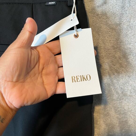 Reiko Leon Tapered Cigarette Fit Pants in Black Size 29 NEW - Picture 11 of 11